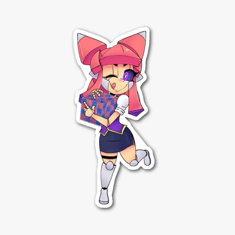 Cyborgchan sticker